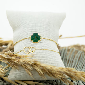 ZAG  Bijoux Groene bloem