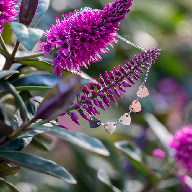 ZAG  Bijoux Zilver hart armband