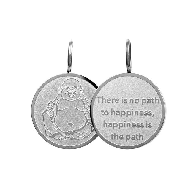 Buddha hanger zilver