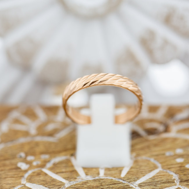 Vulring Aura 4mm zilver, goud of rose