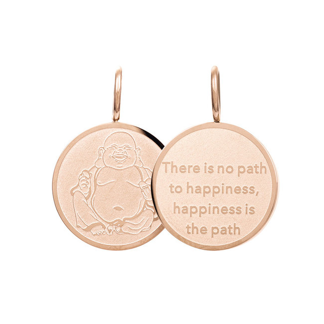 Buddha hanger rosegoud