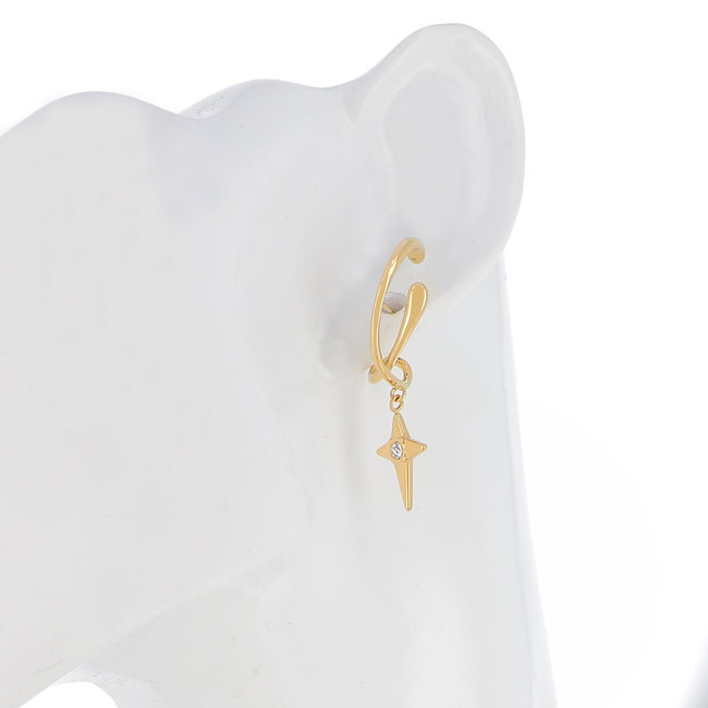 Ikita  Bijzondere goud oorbellen