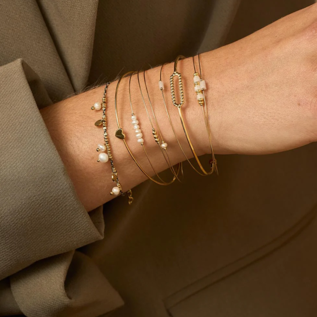 Bohm Paris Gouden armbanden met parels