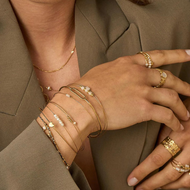 Bohm Paris Gouden armbanden met parels
