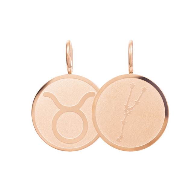 Complete ketting met sterrenbeeld hanger rosegoud