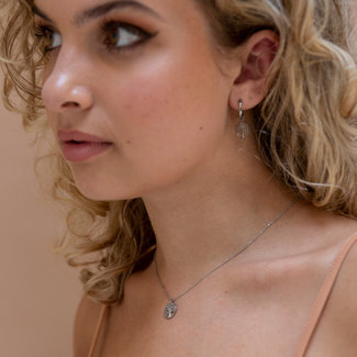 Day & Eve  Levensboom ketting zilver