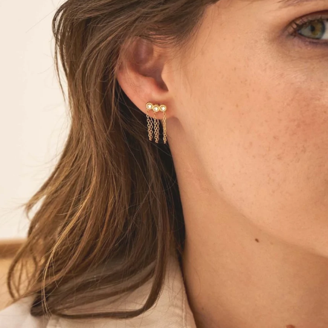 swarovski oorbellen en ketting