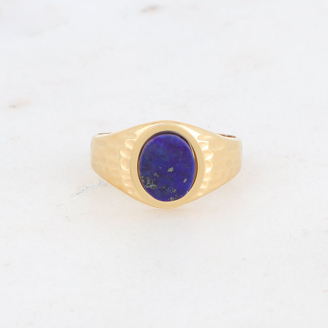 Blauwe steen ringen