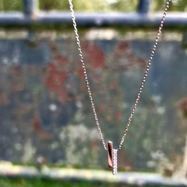 ZAG  Bijoux Zilver ketting met hanger