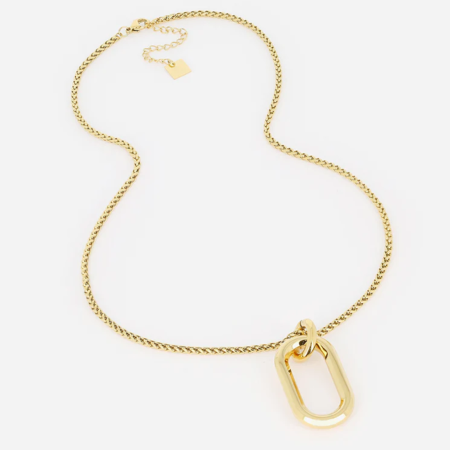 ZAG  Bijoux Goud ketting met ovaal ring