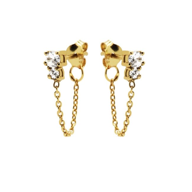 Zirconia earparty oorbellen