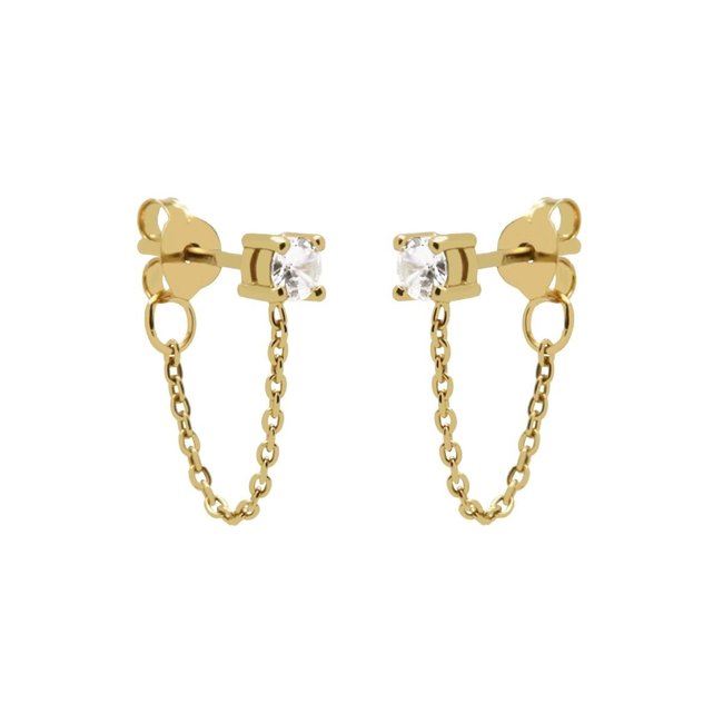 Zirconia earparty oorbellen
