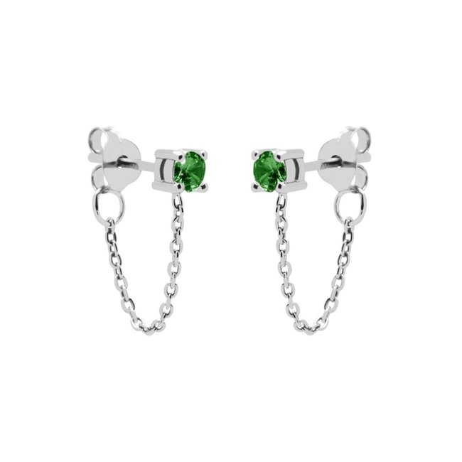 KARMA Emerald groen oorbellen