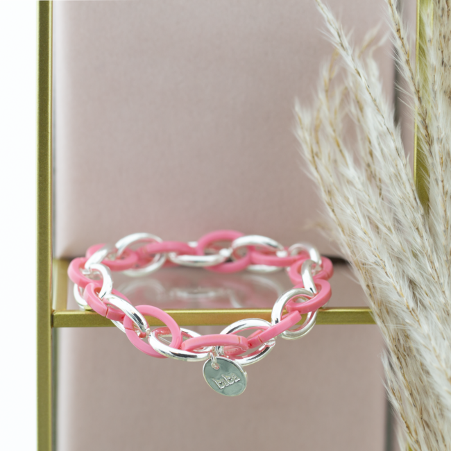Gekleurde schakel armband