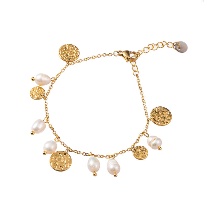 Day & Eve by Go Dutch Label Armband met parels