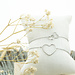 Day & Eve  Fijne zilver hart armbandjes