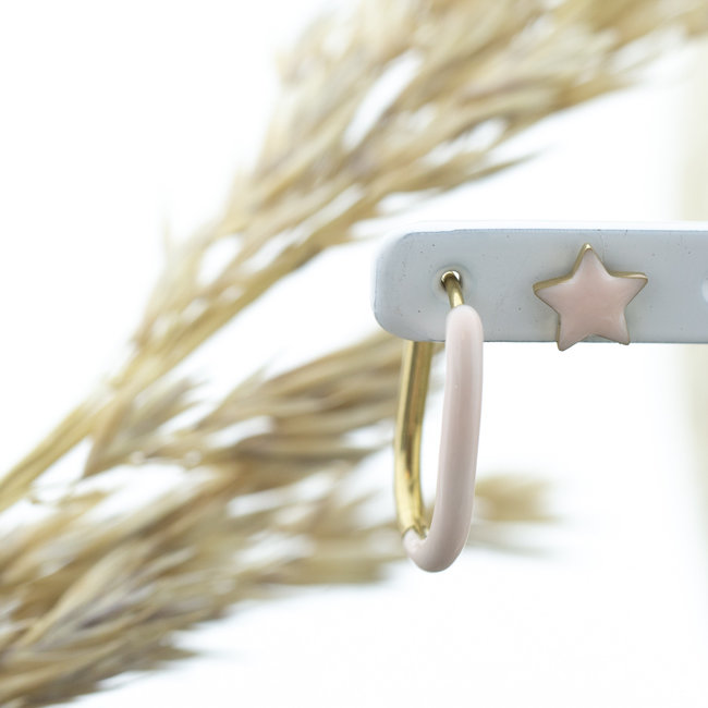 Day & Eve by Go Dutch Label Roze goud stainless steel oorbellen