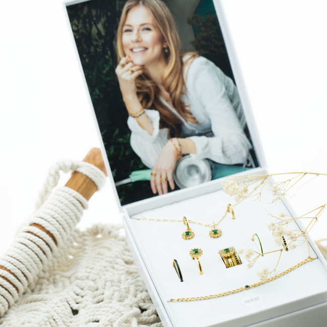 IXXXI Complete rosegoud bloem ring