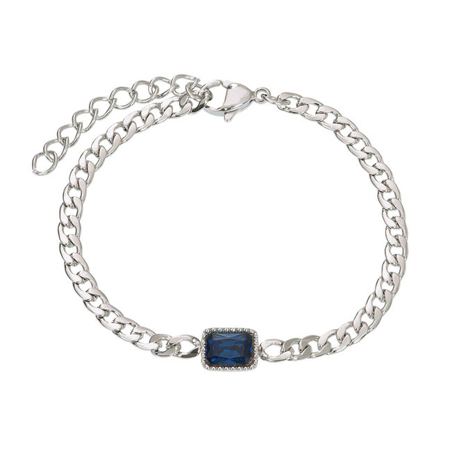IXXXI Zilver Sieraden met blauwe steen