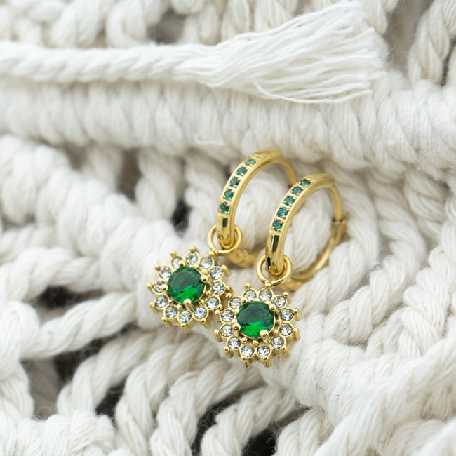 IXXXI Groene mix&match oorbellen