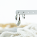 Day & Eve  Zilver every day creolen