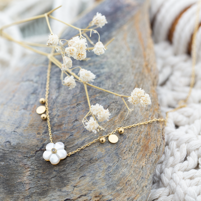 Gouden ketting hart