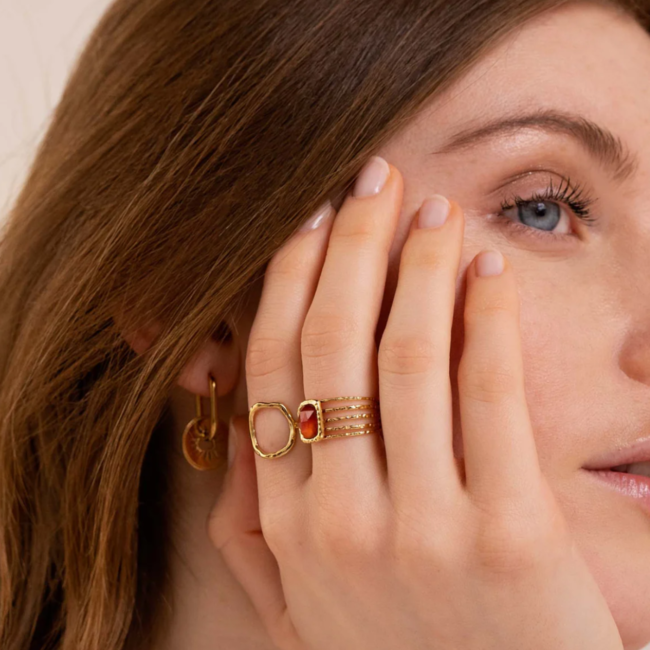 Mooie goud ringencombi