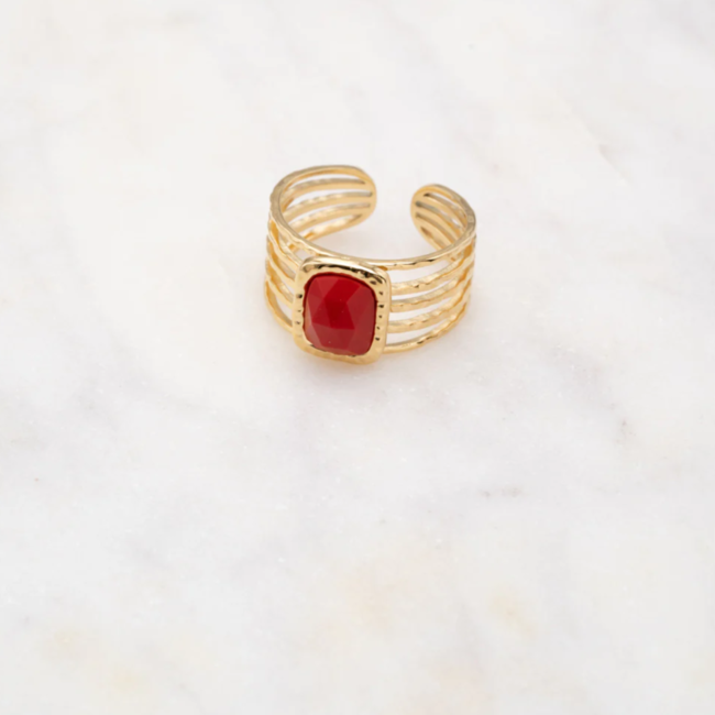 Ikita  Mooie goud ringencombi