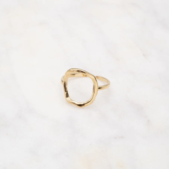 Ikita  Mooie goud ringencombi