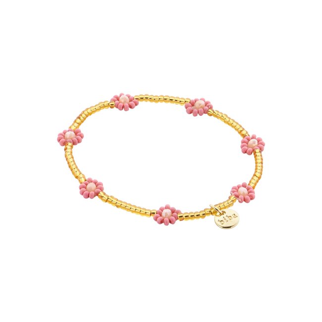 Biba Kralen bloemen armband
