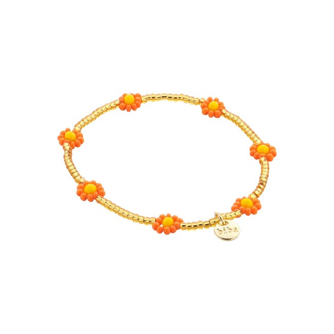 Biba Kralen bloemen armband