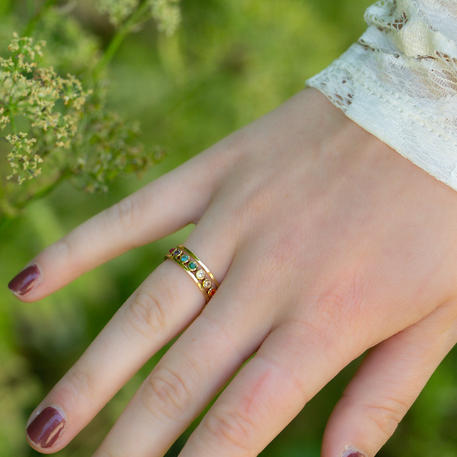 ZAG  Bijoux Regenboog ring