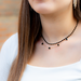 Day & Eve by Go Dutch Label Zwarte kralen of harten ketting