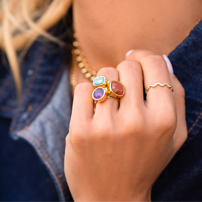 Bohm Paris Stijlvolle en veelzijdige natuursteen ringen