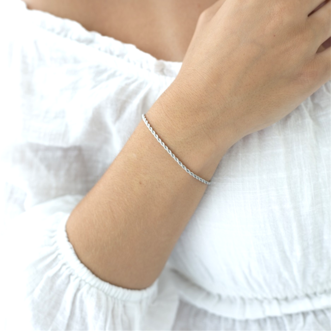 Day & Eve by Go Dutch Label stalen schakel armband