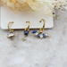 Bohm Paris Earparty set van 3 blauw Bohm Paris Earparty set van 3 blauw