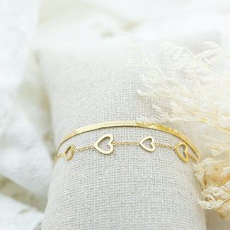Day & Eve  Dubbel goud en hartjes