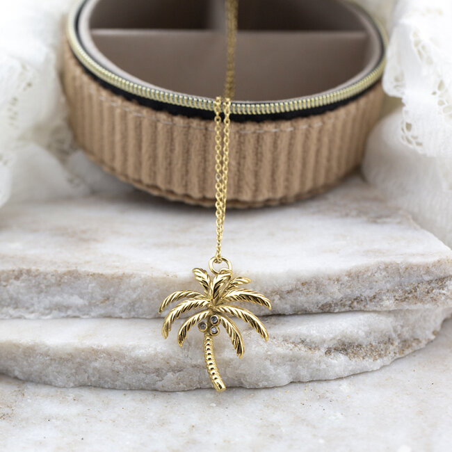 Beadle Tropische trendsetter palmboom ketting