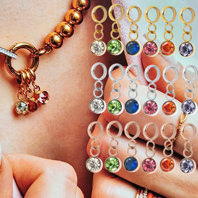Connect charm stone bedel
