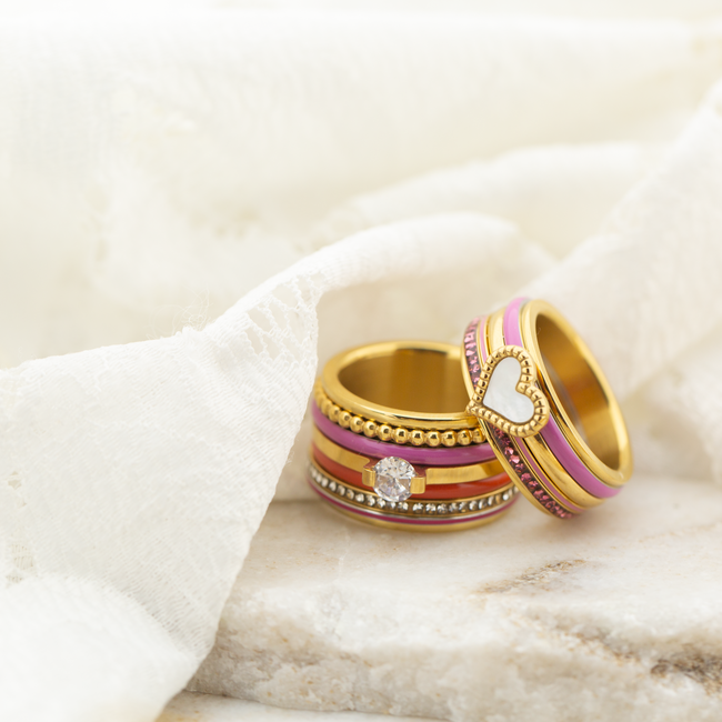 IXXXI Complete ring pop of color roze