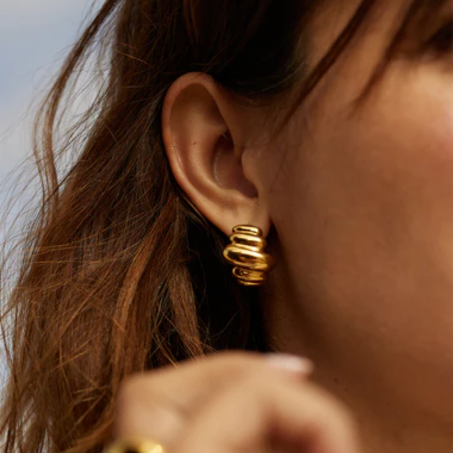Trendy Croissant Vorm Oorbellen
