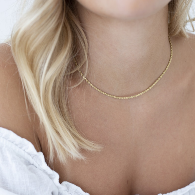 Day & Eve  Goud schakelketting