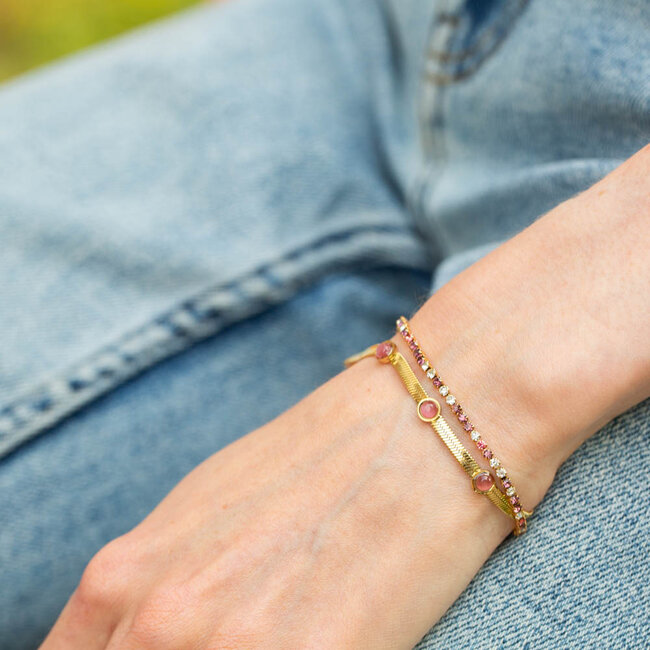 Day & Eve  Roze goud Armbandjes voor Elke Look