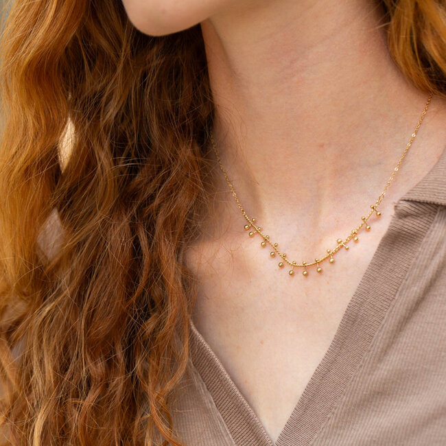 Day & Eve  Bolletjes goud ketting