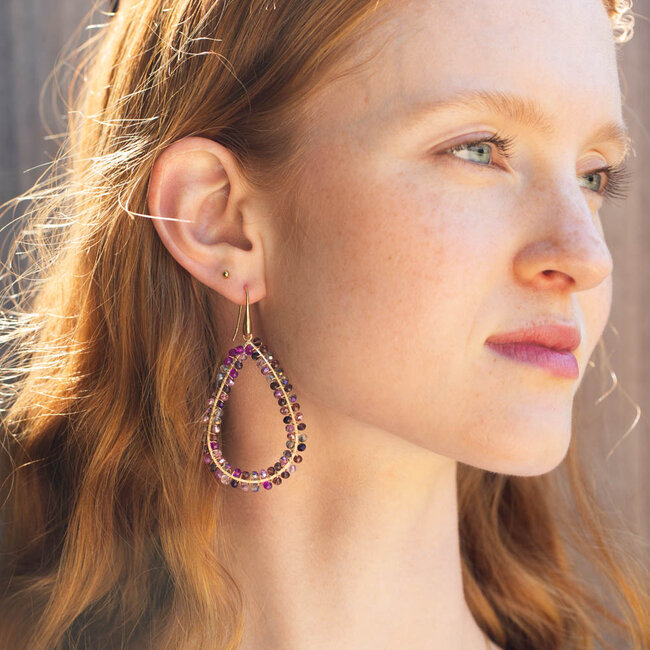 Day & Eve  Warm parse druppel oorbellen