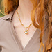 Day & Eve by Go Dutch Label Goud chain en perl