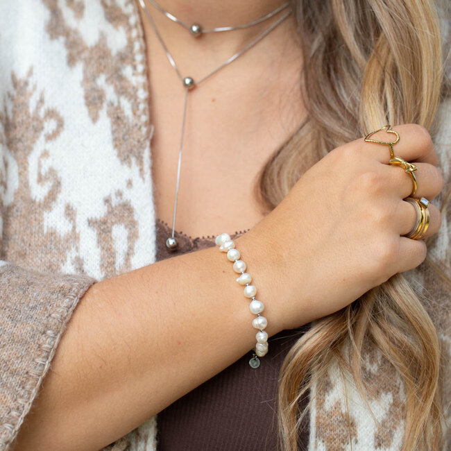 Armband met parels