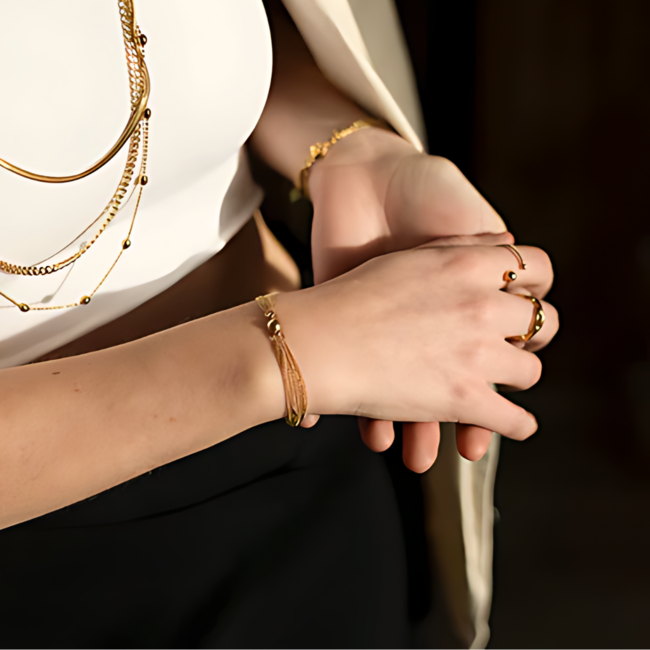Armband Tijdloze goud perfectie