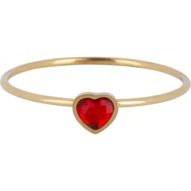 Love at first sight Hartjes ringen stainless steel