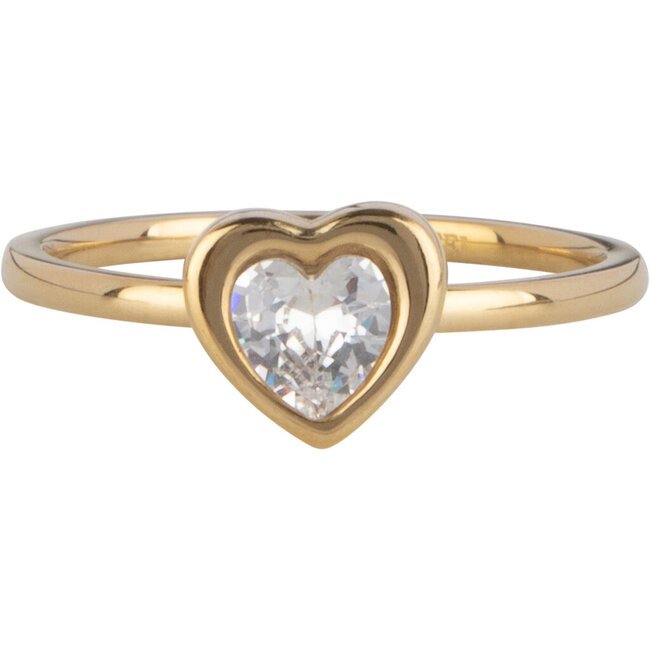 Love at first sight Hartjes ringen stainless steel
